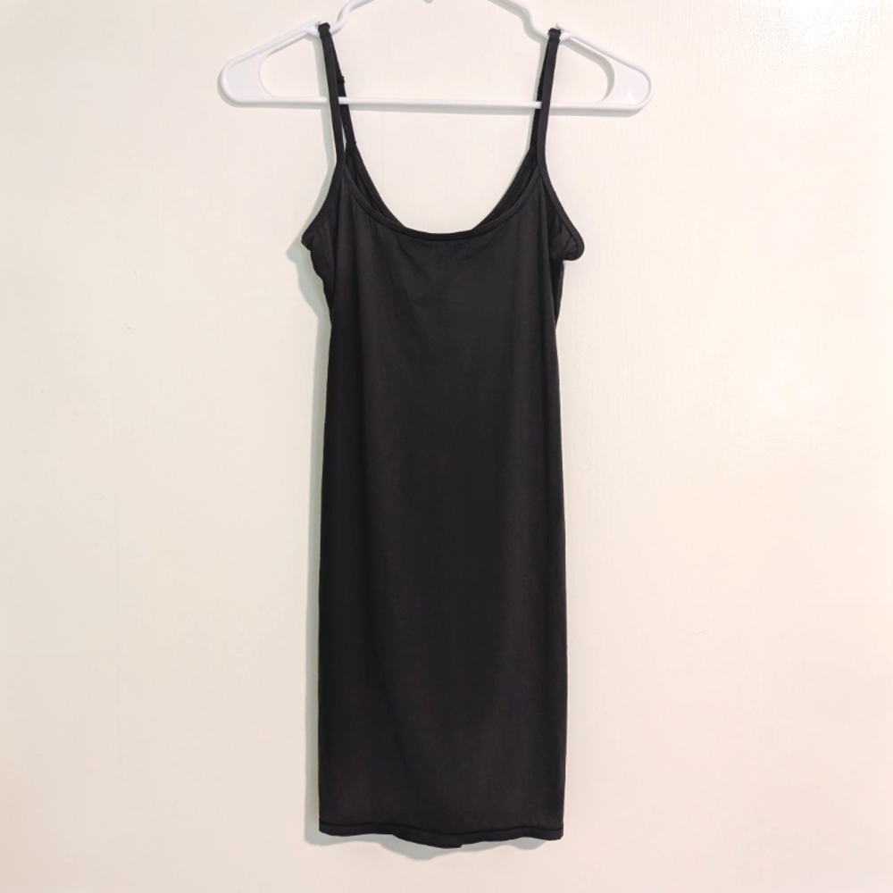 SKIMS Black Slip Dress Size Small